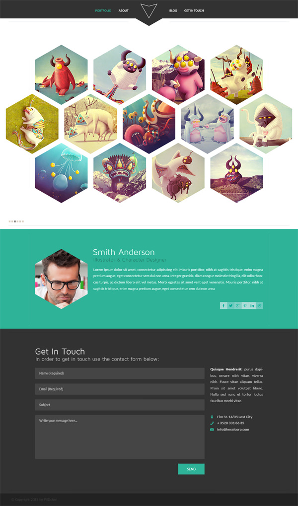 free psd templates for website